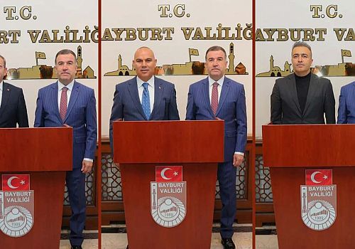 Kars, Ardahan ve Ağrı Valileri Bayburt Valisini ziyaret etti 
