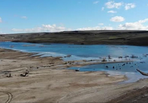 Kars Barajı'nı kuraklık vurdu