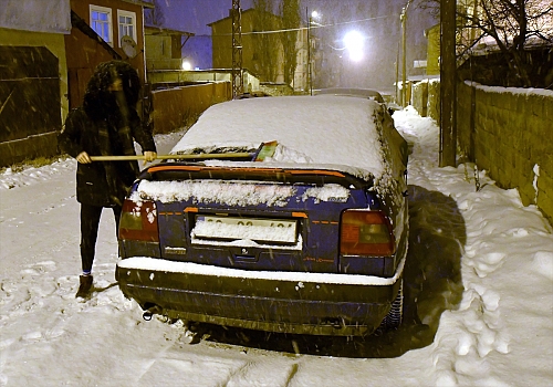 Kars, Tunceli ve Ardahan'da kar yağışı tipi etkili oluyor