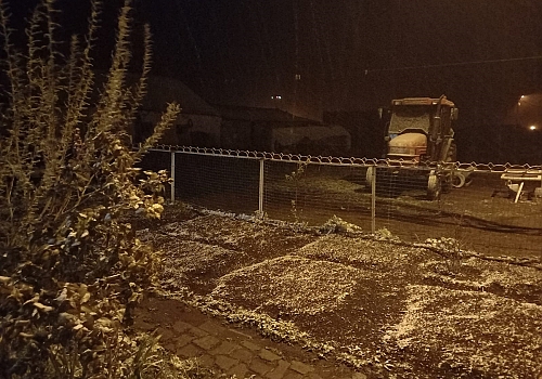 Kars ve Ardahan'a mayısta kar yağdı