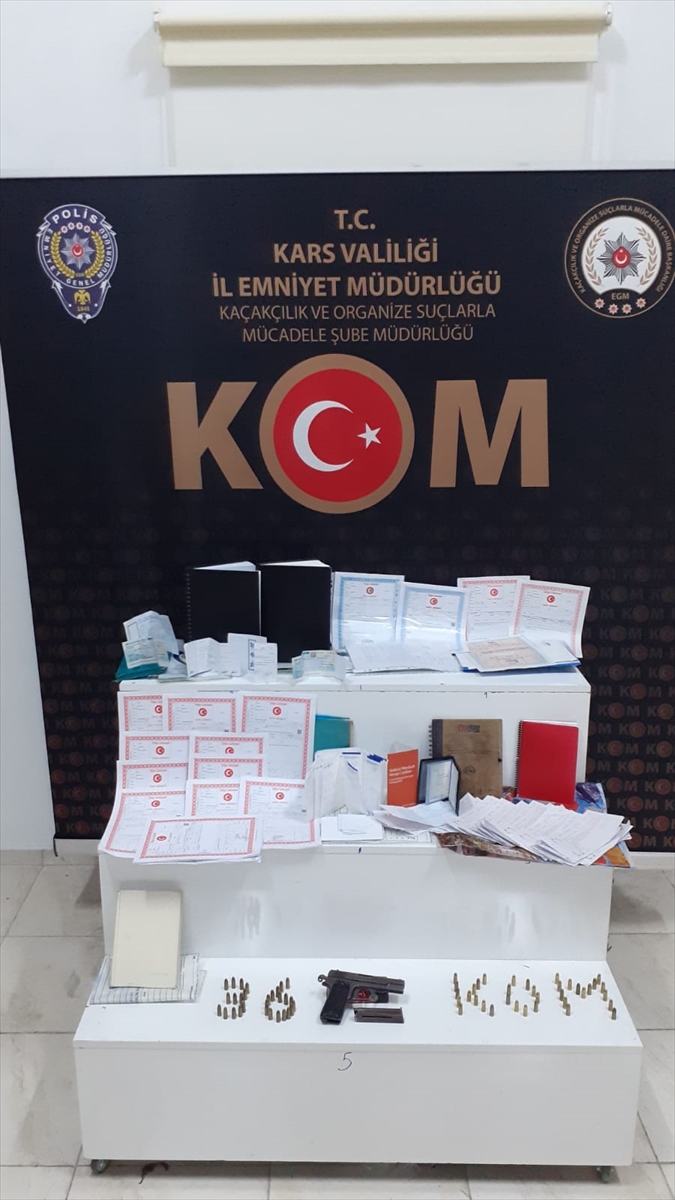 Kars'ta tefecilik operasyonunda 6 şüpheli gözaltına alındı