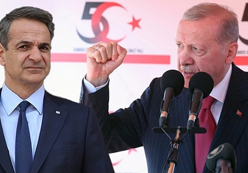 KKTC'de konuşan Cumhurbaşkanı Erdoğan: Miçotakis'e 'Bize sataşma' dedim