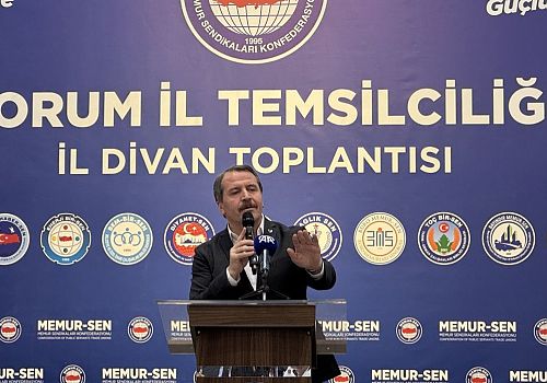 Memur-Sen Genel Başkanı Yalçın Toplu sözleşme sistemi tıkanmıştır