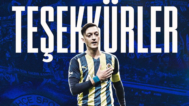 Mesut Özil: Fenerbahçe camiasına ve taraftarına gösterdikleri ilgi ve alaka için teşekkür ediyorum