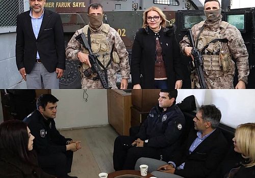 MHP Ardahan İl Teşkilatı’ndan Polis Teşkilatına Bayram Ziyareti