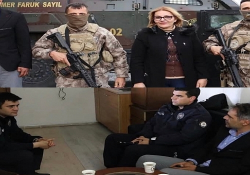 MHP Ardahan İl Teşkilatı’ndan Polis Teşkilatına Bayram Ziyareti