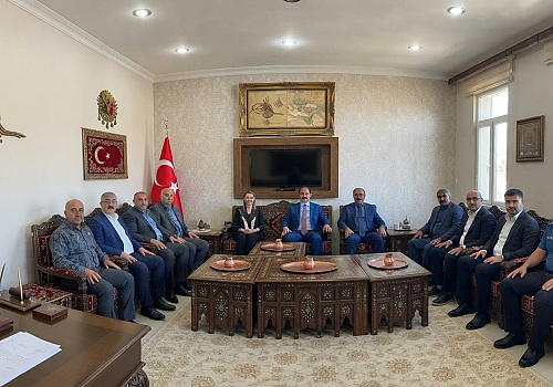 MHP Ardahan Teşkilatı'ndan Hanak Kaymakamı Erol'a Ziyaret