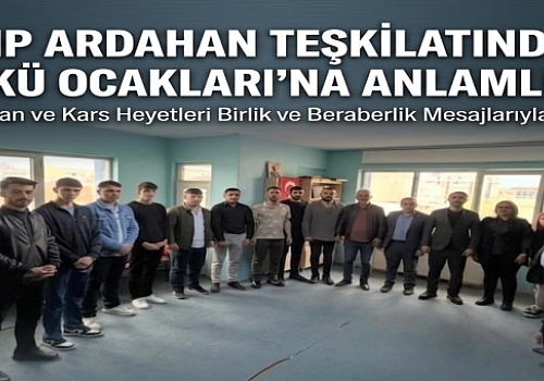 MHP Ardahan Teşkilatından Kars Ülkü Ocakları’na Anlamlı Ziyaret