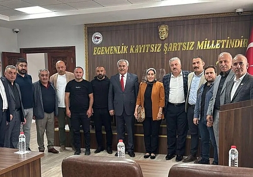 MHP den AK Parti İl Genel Meclis üyelerine hayırlı olsun ziyareti
