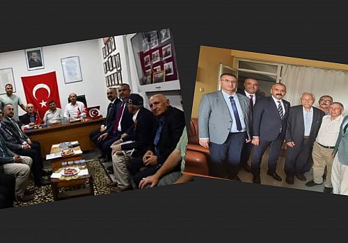 MHP heyeti, Şehit Yakınları ve Gaziler Derneğine  barış süreci hakkında açıklamalarda bulundu                