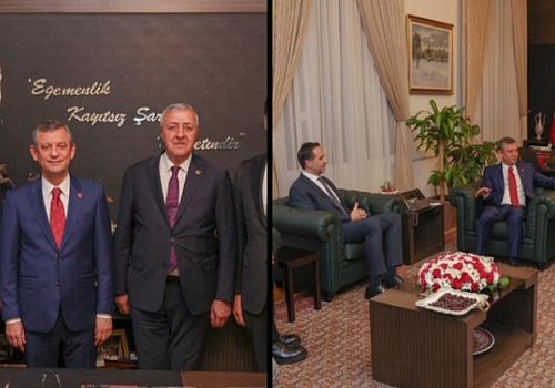 Milletvekili Özgür Erdem İncesu ve Göle Belediye Başkanı Gökhan Budak, Genel Başkan Özgür Özel'i ziyaret etti