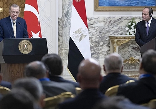 Mısır'a tarihi ziyaret! Cumhurbaşkanı Erdoğan ve Sisi, Gazze için ortak mesaj verdi