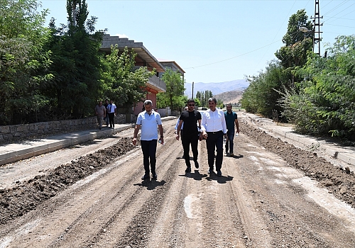 Muş Belediye Başkanı Asya, çalışmaları denetledi