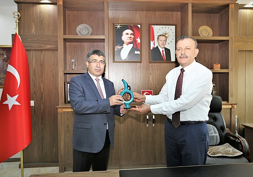 NEVÜ Rektörü Aktekin, BEÜ Rektörü Elmastaş'ı ziyaret etti