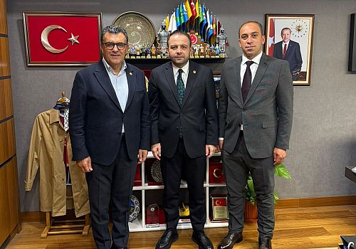 Posof Belediye Başkanı Erdem Demirci, Ardahan Belediye Başkanı Faruk Demir den Milletvekili Kaan Koç’a TBMM’de Ziyaret