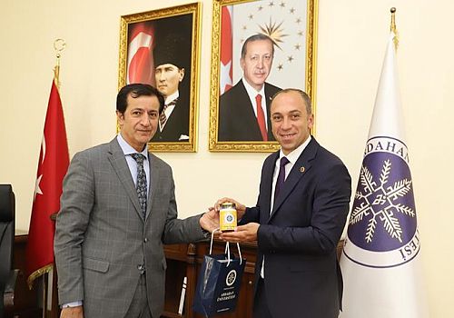 Posof Belediye Başkanından Rektöre  Hayırlı Olsun Ziyareti