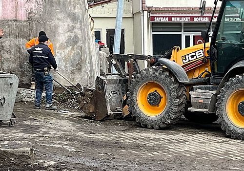 Posof Belediyesi Ramazan Bayramı öncesi ilçede temizlik çalışması başlattı.