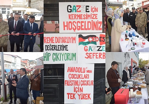 Posof Kaymakamı Kestioğlu, Gazze Yararına Düzenlenen Kermese Katıldı