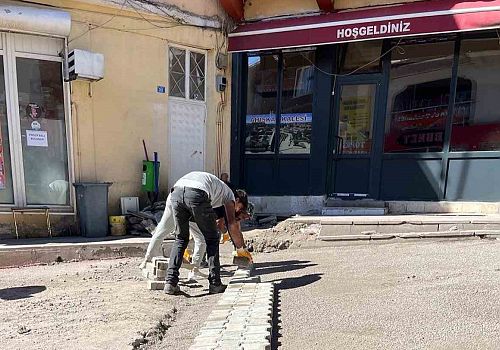 Posof ta başlatılan altyapı çalışmaları devam ediyor