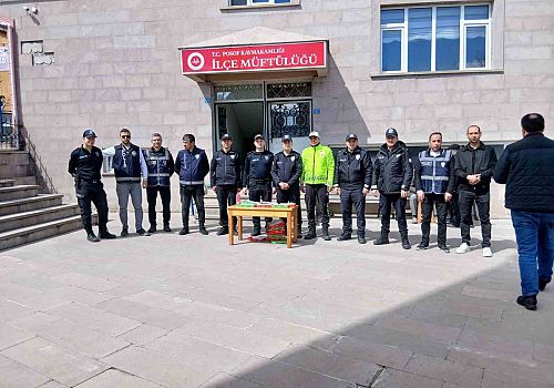 Posof’ta Şehit Polisler İçin Mevlit Programı Düzenlendi