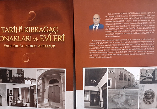  Prof. Dr. Ali Murat AKTEMUR,  Tarihi Kırkağaç Konakları ve Evleri  adlı kitabını yayınladı