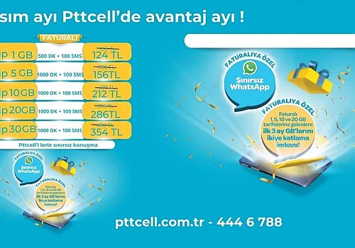 PTT Yeni hat alacak veya hattını Pttcell’e taşıyacak olan müşterilere özel kampanya başlattı