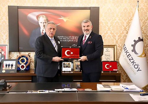 Saffet Kaya, dan Çerkezköy Ticaret ve Sanayi Odasına Ziyaret