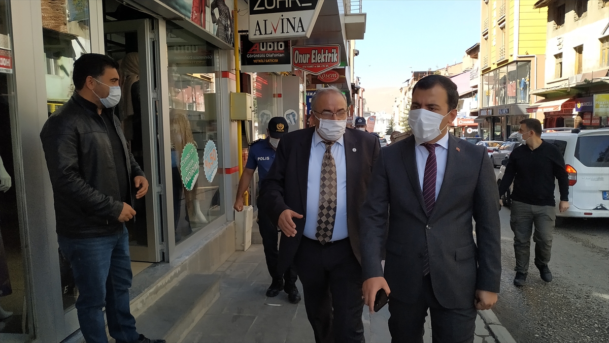 Sarıkamış'ta Kovid-19 denetimi