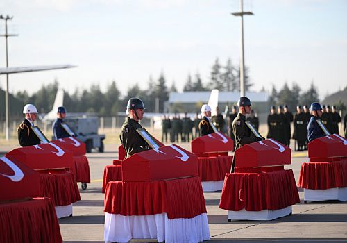 Şehitlerimize Hüzünlü Veda