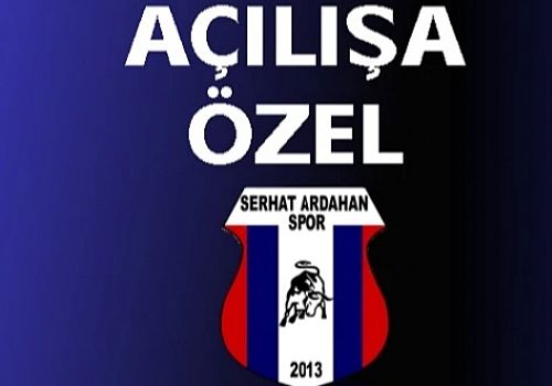 Serhat Ardahanspor yarın yapılacak tesis ve futbol okulu açılışına katılan davetlilere takımın formasını hediye edecek