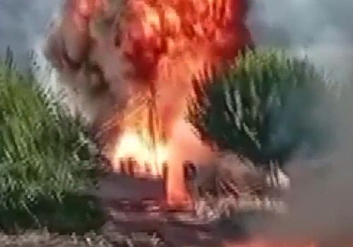 Şırnak’ta yol çalışması sırasında petrol boru hattında yangın çıktı