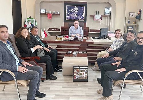 Tarım Bakanlığı Tarım Uygulamaları ve Organik Tarım Daire Başkanı Çetin Demirci yi ziyaret etti 