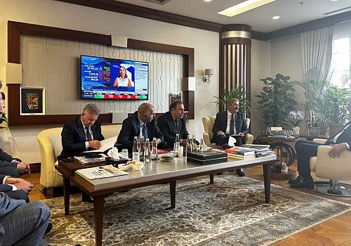 Ticaret ve Sanayi Odaları; Hazine ve Maliye Bakan Yardımcısı Dr. İsmail İlhan Hatipoğlu'nu ziyaret etti