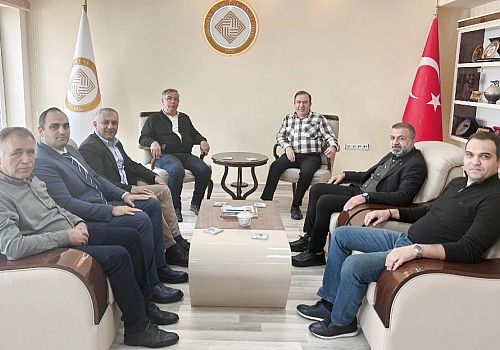 Ticaret ve Sanayi Odası Başkanları ATSO Başkanı Çetin Demirci'yi ziyaret etti