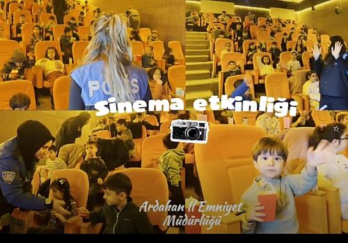 Toplum Destekli Polislik Şube Müdürlüğü’nden Öğrencilere Sinema Etkinliği