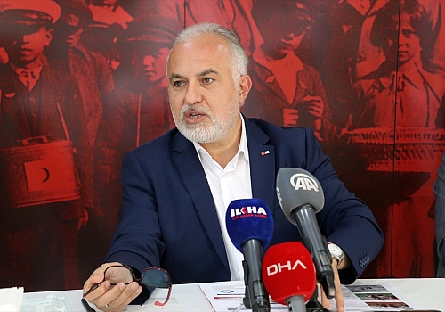 Türk Kızılay Genel Başkanı Kınık, Ağrı'da Kızılay gönüllüleriyle bir araya geldi: