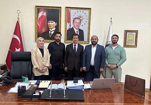 Türkiye Gençlik Vakfı TÜGVA dan Rektöre ziyaret 