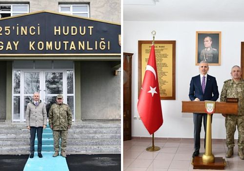 Vali Çiçekli’den 25’inci Hudut Tugay Komutanlığına ziyaret