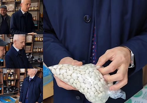 Vali Çiçekli’den Esnafa Sıcak Ziyaret: Posof Fasulyesiyle Yöresel Vurgu