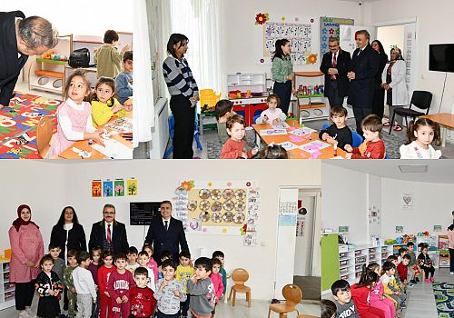 Vali’den Anaokuluna Ziyaret: Öğrencilerle Yakından İlgilendi