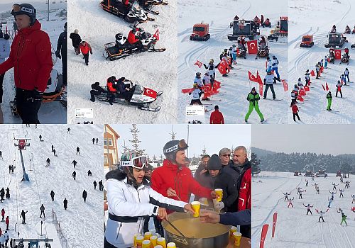 Yalnızçam Kayak Merkezi’nde 2025–2026 Sezonu Resmî Törenle Açıldı