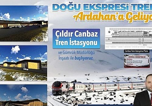  AK Parti Ardahan Milletvekili Kaan Koçtan Doğu Ekspresi Ardahan a Gelecek Müjdesi 