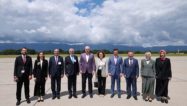 TBMM Başkanı Kurtulmuş, İsviçre’de