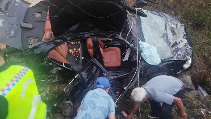 Tokat'ta otomobil devrildi: 2 ölü, 3 yaralı