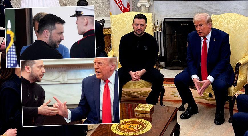 Trump ve Zelenskiy canlı yayında kavga etti! 'Ülkemize saygısızlık ediyorsunuz'