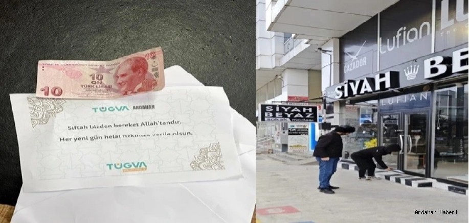 TÜGVA’dan Ardahan Esnafına Sürpriz Destek