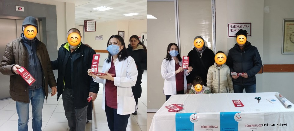 Verem Eğitim ve Farkındalık Haftası’nda Ardahan Devlet Hastanesi’nde Bilgilendirme Standı Kuruldu