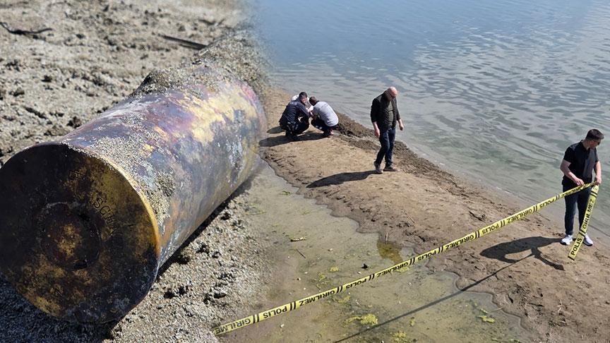 Yer: İznik Gölü! 3 gün arayla ikinci top mermisi bulundu