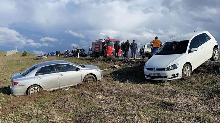 Yozgat'ta zincirleme kaza: 1 ölü, 8 yaralı
