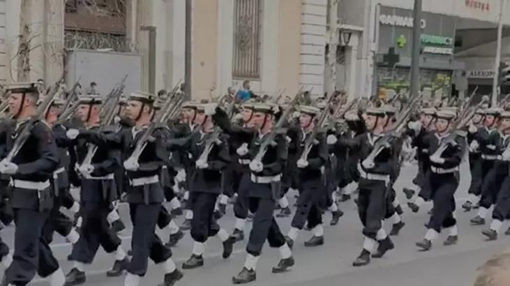 Yunan askerlerinin skandal sloganı! MSB kaynaklarından son dakika açıklaması